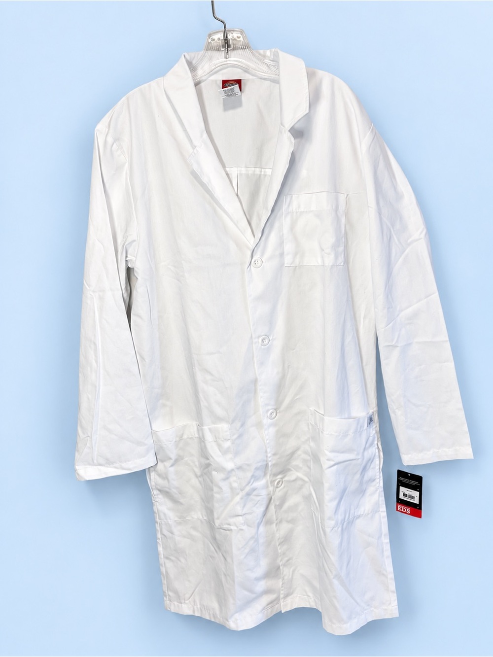 NWT Dickie’s White Unisex Lab Coat Small Medical Halloween